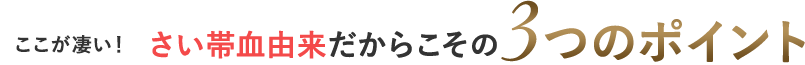 3つのポイント