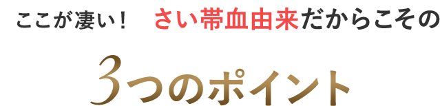 3つのポイント